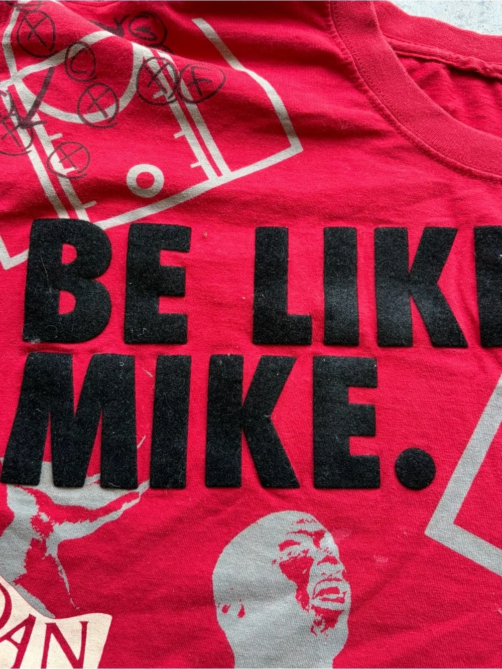 VINTAGE Y2K BE LIKE MIKE MICHEL JORDAN Nike  LAST DANCE AIR JORDAN NBA